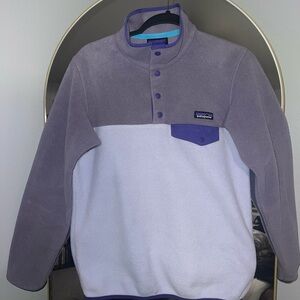 Patagonia Synchilla Purple Fleece Jacket